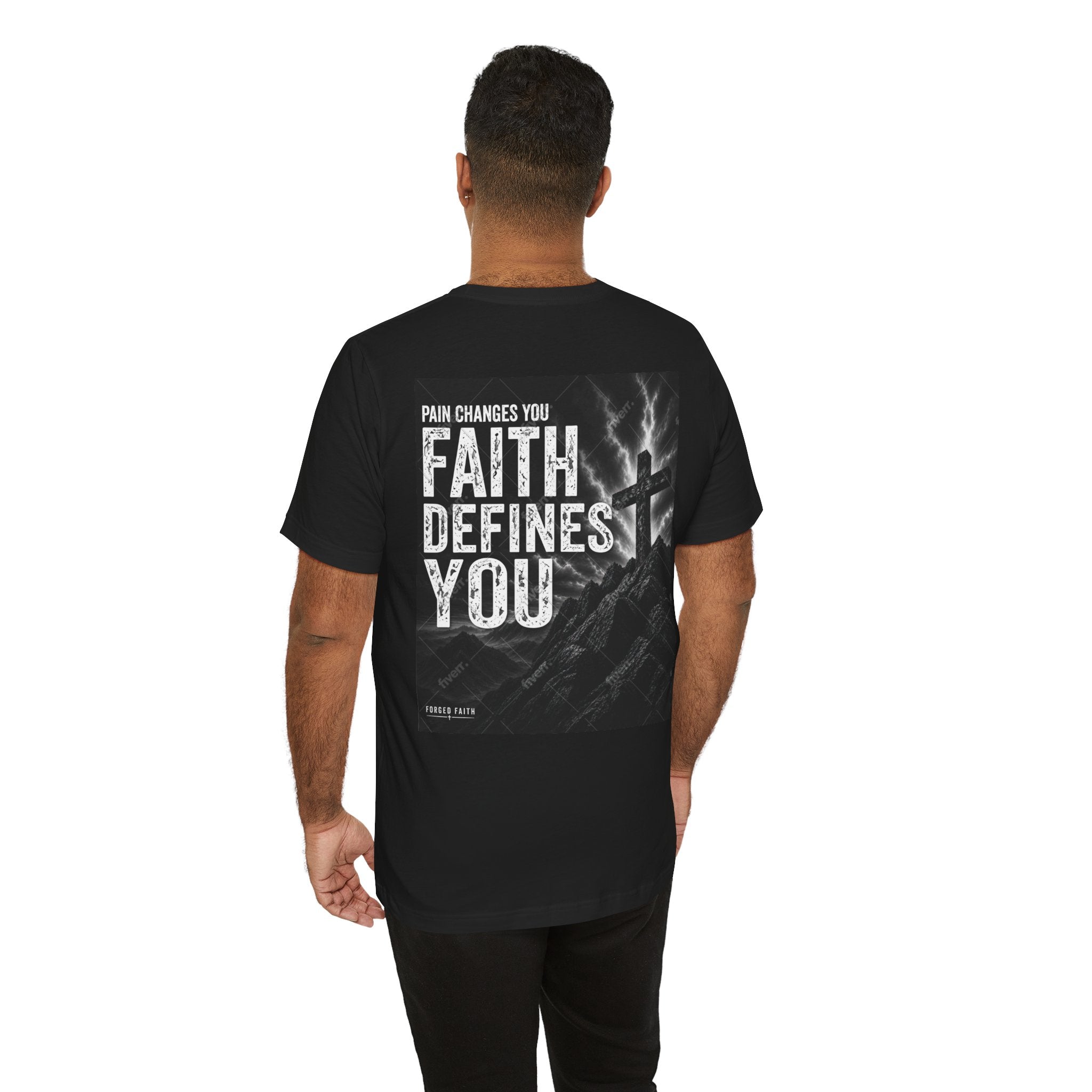 Defined By Faith Unisex Short Sleeve Tee