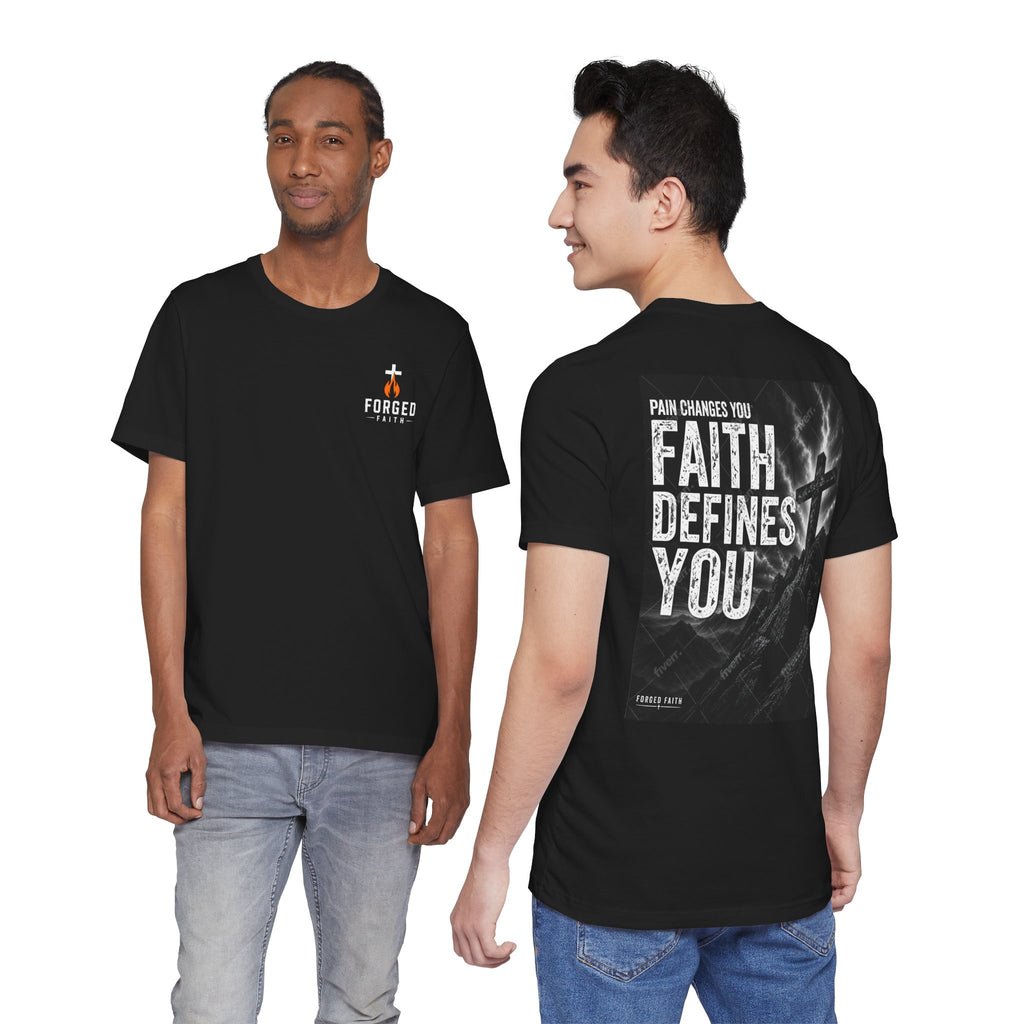 Defined By Faith Unisex Short Sleeve Tee