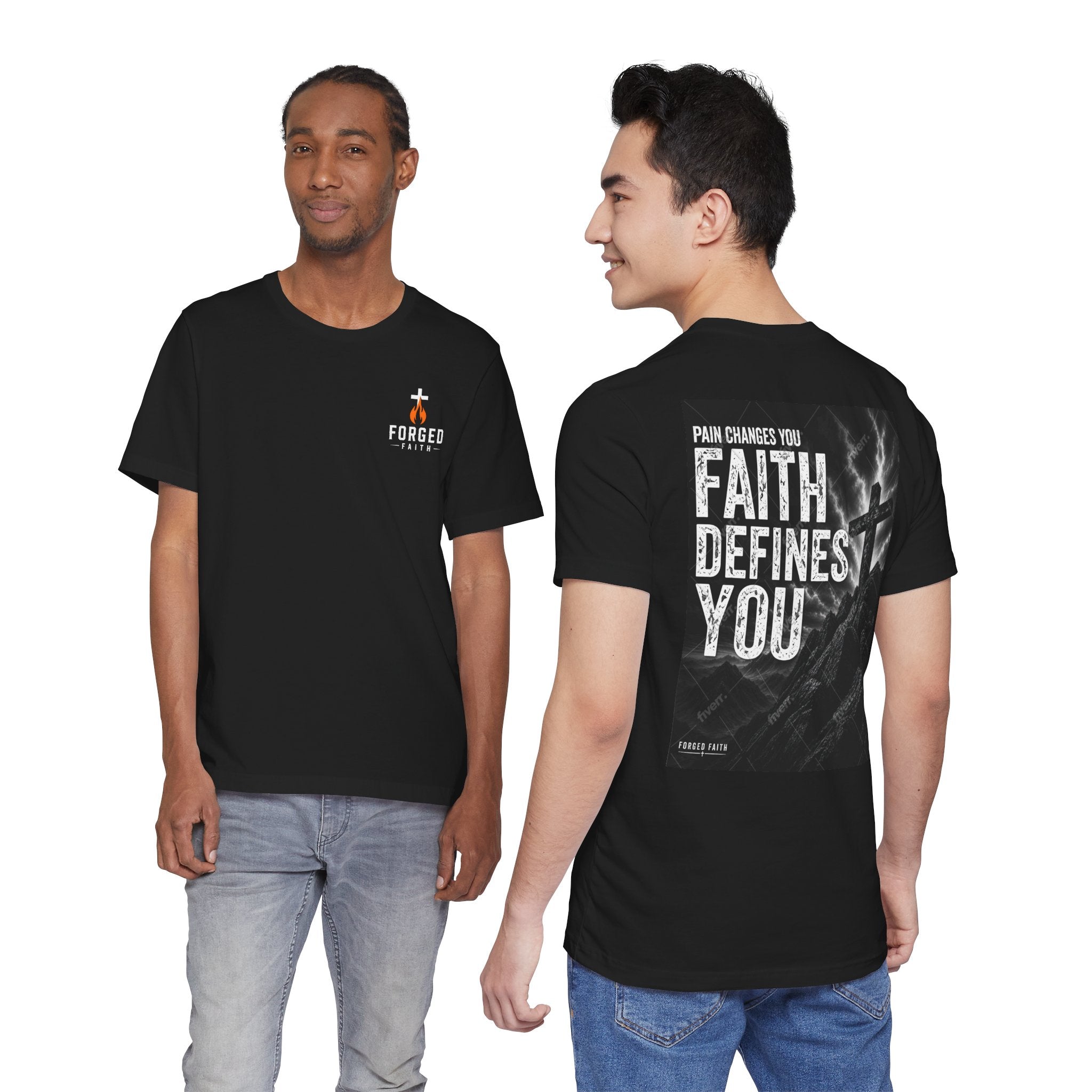 Defined By Faith Unisex Short Sleeve Tee
