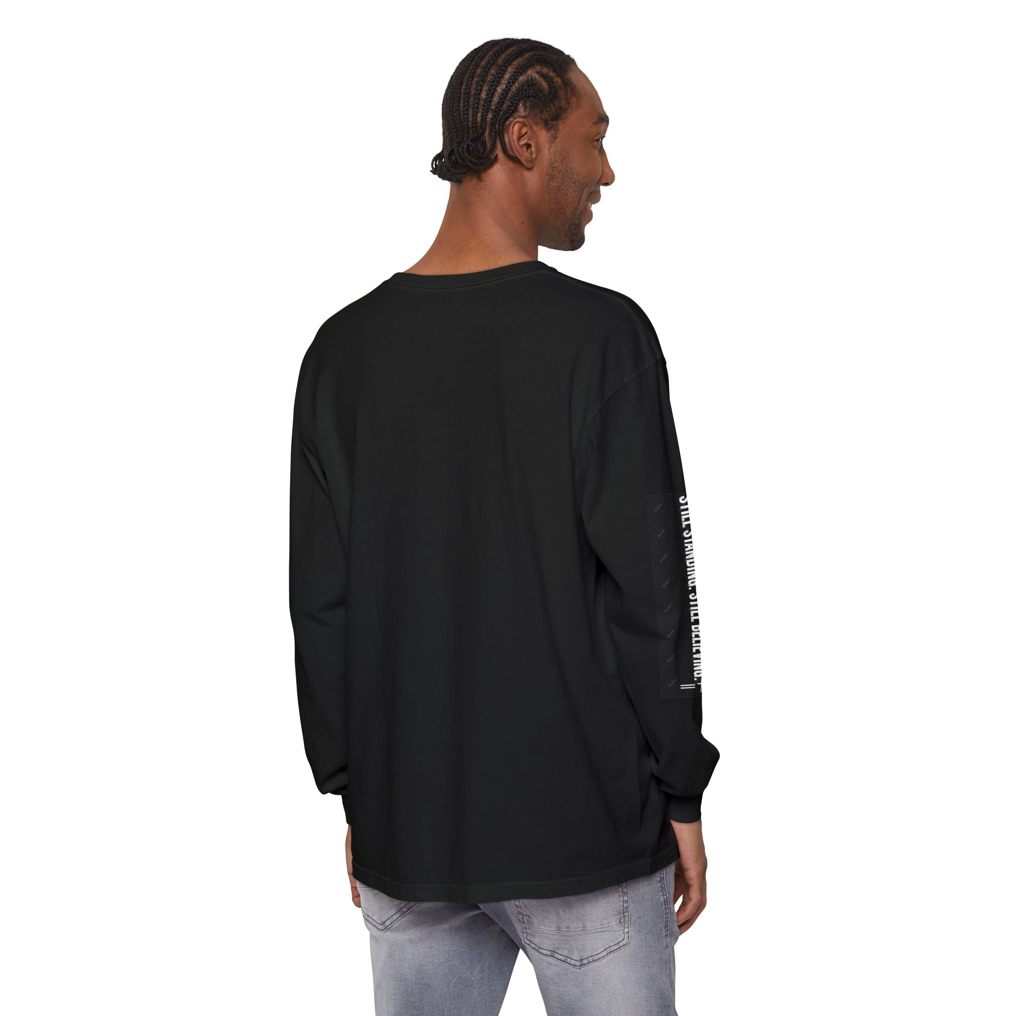 Forged Faith Still Standing Still Believing Unisex Long Sleeve Tee
