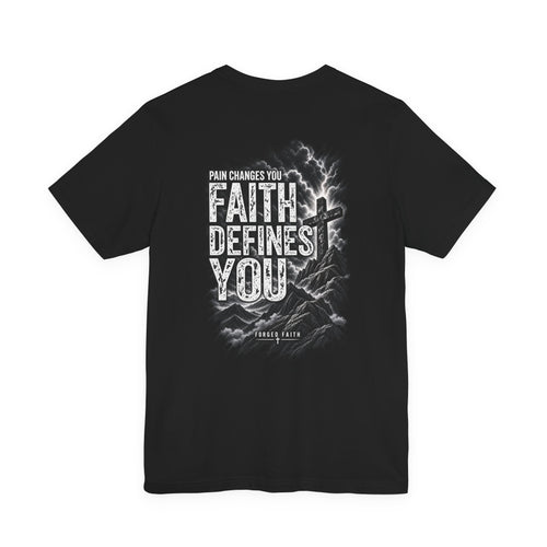 Defined By Faith Unisex Short Sleeve Tee