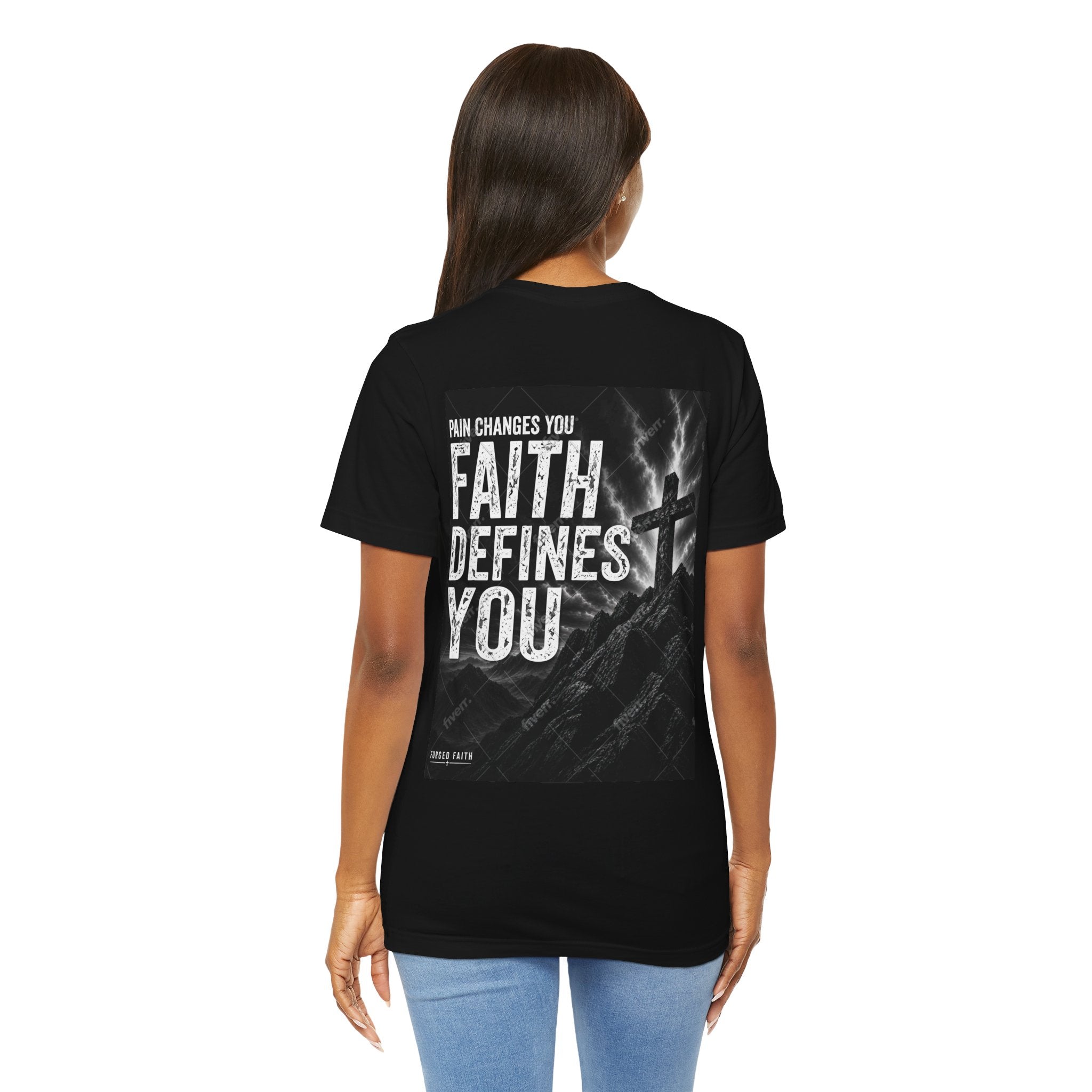 Defined By Faith Unisex Short Sleeve Tee