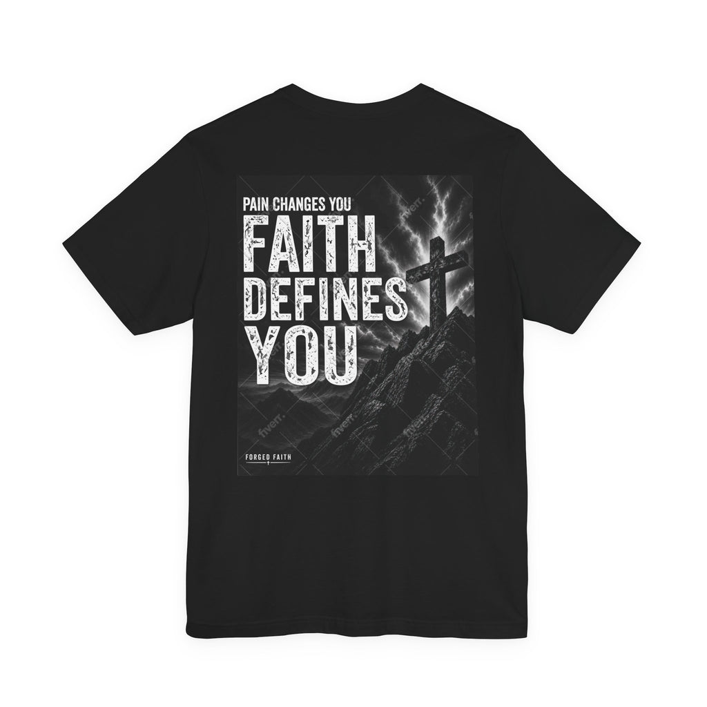 Defined By Faith Unisex Short Sleeve Tee